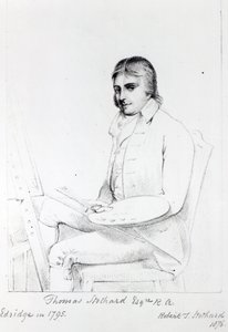 Thomas Stothard Esq. RA, gegraveerd door Robert J. Stothard, 1876 door Henry Edridge